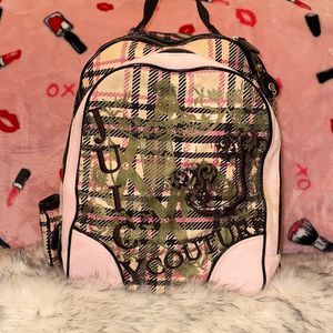 JUICY COUTURE VELOUR BACK PACK